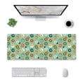 thumbnail image 3 of Disketp Gaming Mouse Pad Christmas Donuts Pattern Large Mouse Mat Long Extended Desk Pad Non-Slip Rubber Mice Pads Stitched Edges Thin Pad (11.8x31.5 Inch), 3 of 8