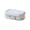 Blue, variant on White Ice Cube Mold with Lid and Press, Household Ice Tray for Easy Ice Making, Storage Box for Freezer