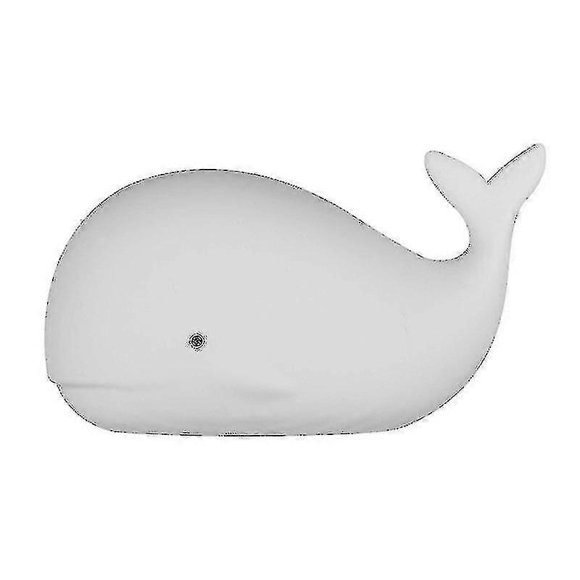 Led Whale Night Light With Touch Switch Portable Baby Room(white)