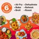 thumbnail image 2 of Instant Vortex Plus 6QT XL Air Fryer, 6-in-1, Broils, Dehydrates, Crisps, Roasts, Reheats, Bakes for Quick Easy Meals, 100+ In-App Recipes, Dishwasher-Safe, from the Makers of Instant Pot, Black, 2 of 5