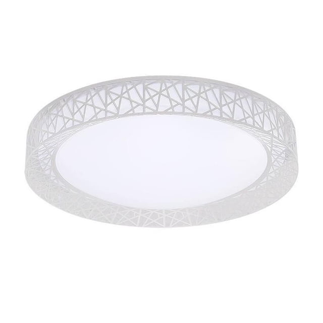 Kearding Lámpara de techo Forma redonda Instalación práctica Diseño simple Estilo Ins Accesorios modernos Lámparas acrílicas Luz LED decorativa Iluminación y accesorios Kearding HA017179-00