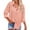 Orange, variant on Rciityk Women's Button Up Shirts Fall Casual Pleated Long Sleeve Cardigan Tops Loose Turndown Collar Blouses
