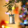 thumbnail image 1 of Fiudx Campanas Navideñas, Diseño Decorativo de Metal, Ambiente Festivo, Uso Versátil Durante Todo El Año, Decoración de Corona para Puerta, Encanto para Jardín y Patio, Tamaño Grande, Juego de 1 Piez, 1 of 3