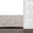 thumbnail image 2 of nuLOOM Mirelli Antiqued Jute-Blend Area Rug, 5' x 8', Mirelli Brown, 2 of 7