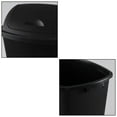 thumbnail image 3 of 18 Gallon Trash Can, Commercial Plastic Wastebasket, Black Garbage Can Container Bins for Bedroom/Bathroom/Office, 26.7 Inch Tall (Set of 4), 3 of 7