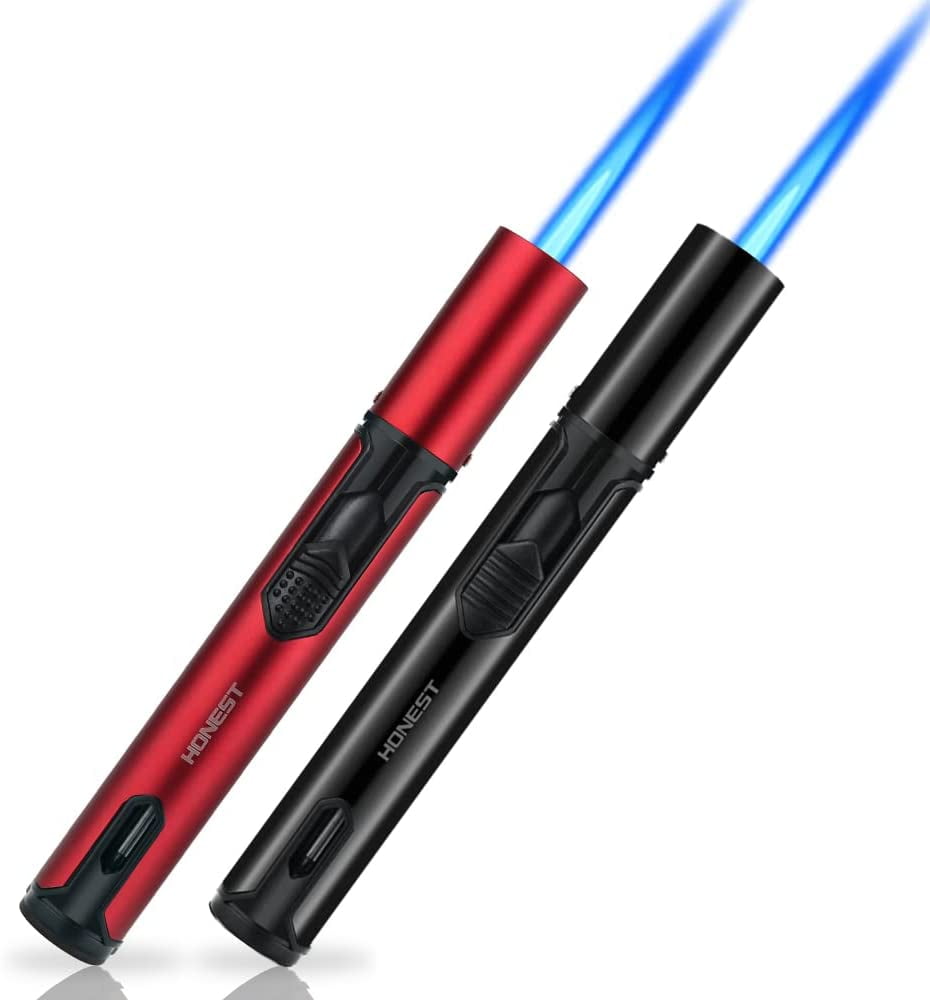 PROMISE Butane Torch Lighter, 6inch Refillable Pen Lighter Adjustable