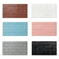 thumbnail image 5 of 1PC Peel and Stick Tile Wallpaper,Self Adhesive 3D Tile Wall Paper,Anti-collision Simulation Brick Wall Paper Wall Sticker for Bathroom Kitchen Waterproof Home Wall Decor(27.56*15.16in), 5 of 7