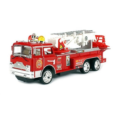- Supreme Rescue Zero Team Fire Truck with Adjustable Rescue Crane, Retractable Ladder