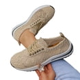 thumbnail image 3 of Womens Walking Shoes, Women's Floral Embroidery Lace Mesh Air Cushion Sneakers Lightweight Platform Comfort Casual Tennis Shoes Hollow Out Running Shoes Non-Slip Travel Working Shoes, 3 of 7