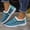 Sky Blue, variant on YOUYEDIAN Loafers for Women Fall Winter Casual Fleece Lined Warm Comfy Fashion Strap Deco Slip On Flats Versatile Round Toe Plush Outdoor Platform Walking Shoes