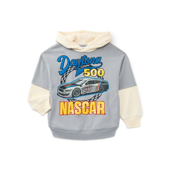 NASCAR Boys Twofer Hoodie with Long Sleeves, Sizes 4-18