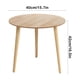thumbnail image 3 of Pisexur Batería de cocina Mesa redonda pequeña desmontable, moderna y concisa, ideal para alquiler en casa, dormitorio, balcón, mesa redonda de descanso y negociación para la cocina del hogar, 3 of 6