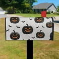 thumbnail image 3 of Happy Halloween Evil Pumpkin Mailbox Covers,Magnetic 18x21 Inch Mailbox Wrap Waterproof Durable Fall Welcome MailBoxcovers for Rustic Farmhouse Home Decor, 3 of 5