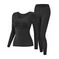 thumbnail image 5 of Women's Sleepwear Set Zaewscy Fashion Women Long Sleeve Casual Nightwear Underwear Sleepwear Set Black XL, 5 of 9