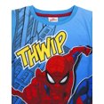 thumbnail image 4 of Marvel Boys Blue Short Sleeve Short Leg Pyjama Set, 4 of 5