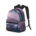 thumbnail image 2 of Picia lighthouse Waves Torrential Rain Large Capacity Backpack Classic Style Backpack Casual Backpack Water-Resistant School Work Travel Outdoor Backpack, 2 of 8
