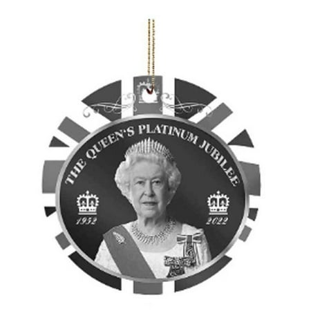 

England Queen Christmas Tree Pendant Lightweight Long Lasting Pendant for Outdoor Indoor Decoration