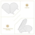 thumbnail image 2 of PartyKindom 10Pcs Transparent Cosmetic Brush Covers Keep Brushes Clean and Extend Makeup Tool Lifespan, 2 of 8