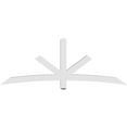thumbnail image 4 of 84"W x 31 1/2"H x 4"D x 4"F, 9/12 Pitch, Alberta Architectural Grade PVC Gable Bracket, 4 of 8