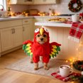 thumbnail image 7 of PET Parrot Costume, a Red Polyester Parrot-Style Costume Sized for the Selected PET Variation, for Dogs, Cats, PET Parties, Photos, and Playful Seasonal Dress-up, Red, Size m, Practical Home Use, 7 of 7