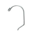 thumbnail image 7 of NAHANCO 14 in. Clear Heavyweight Plastic Skirt and Pant Hangers with Chrome Long Hook, Pack of 100, 7 of 7
