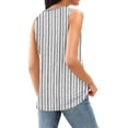 thumbnail image 6 of ClodeEU Women's Summer Print Crewneck Sleeveless Tank Top ,Solid Color Casual Fashion T Shirt Gray,Womens Plus M, 6 of 6