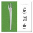 thumbnail image 4 of Eco-Products Plantware Compostable Cutlery, Fork, Plastic, White, 1,000/Carton, 4 of 5
