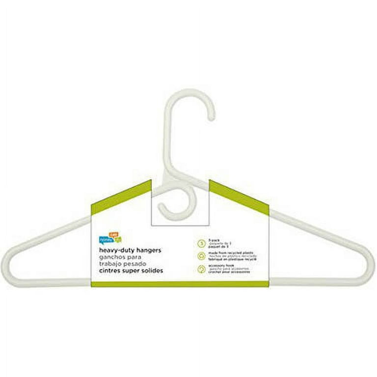 Elama Gray Plastic Hangers 100-Pack 985112258M - The Home Depot