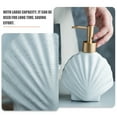 thumbnail image 4 of RENACLIPY Ceramic Lotion Dispenser Bottle White Bathroom Use 7.3×5.1×1.6in, 4 of 6