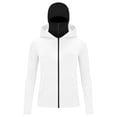 thumbnail image 2 of Kids Sun Protection Hoodie Shirts with Face Mask UPF 50+ Lightweight Long Sleeve Top Boys Girls Sun Shirt with Pocket 5-15 Years, 2 of 6