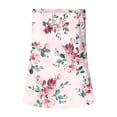thumbnail image 4 of Women's Tennis Tanks Casual Summer Sleeveless Top for Women Printed Strapless Bandeau Tank Tops Lightweight Loose Holiday Blouse Pink S, 4 of 4