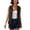 Black, variant on MaFYtyTPR Women's Sleeveless Zip Up Hoodie Vest Lightweight Casual Hooded Jacket with Chest Pockets for Outdoor Activities Black L