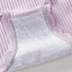 thumbnail image 4 of Minnieouse 3 piezas de ropa interior de algodón para mujer, calzoncillos transpirables para niñas, absorbe la humedad Ropa interior violeta L, 4 of 6