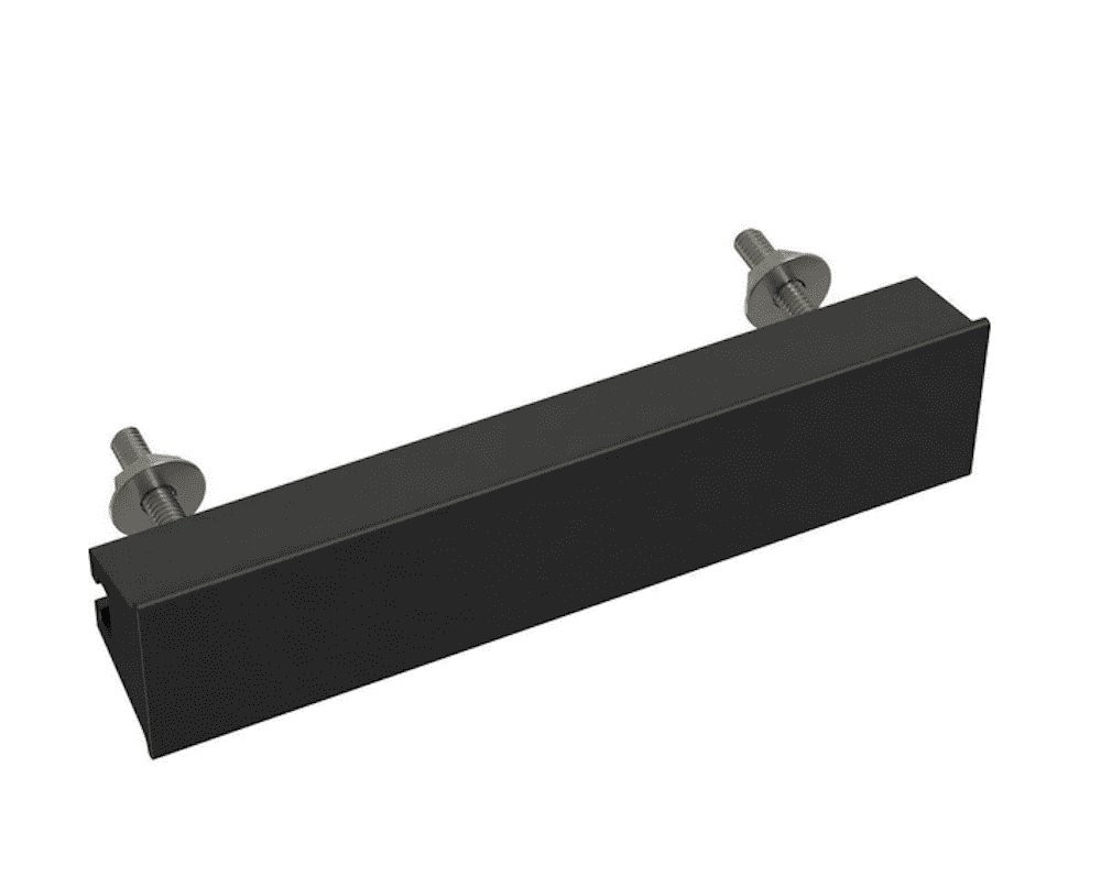 Libert P42681C-FB 1' - 4' Inclination Adjustable Cabinet Pull Flat Black