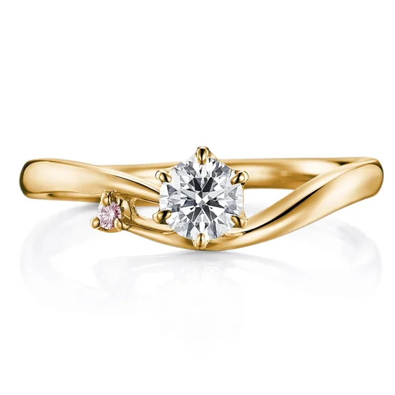 0.60 Carat Lab Grown Diamond Engagement Ring for Women 14K Yellow Gold – Round Shape GLI Certified Promise & Anniversary Gift for Her