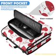 thumbnail image 6 of Zipper Binder with Shoulder Strap 2 inch 3 Ring Waterproof File Folder Organizer Bag 500 Sheet Red Hearts with Musical Notes, 6 of 8