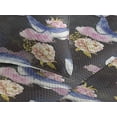 thumbnail image 3 of Ambesonne Nautical Quilted Bedspread Set 3 Pcs, Watercolor Whales Flowers, Queen, Dark Lavender and Soft Pink, 3 of 4
