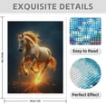 thumbnail image 3 of Diamond Art Kits for Adults - 5d Mystical Glowing Horse Motion Diamond Painting for Adults, Diamond Art for Adults Beginners, Diamond Painting Kits for Adults for Home Wall Decor, 3 of 7