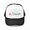 Black/White, variant on - Triangle Tagline Horizontal - Adjustable Unisex Printed Trucker Hat with Mesh Back