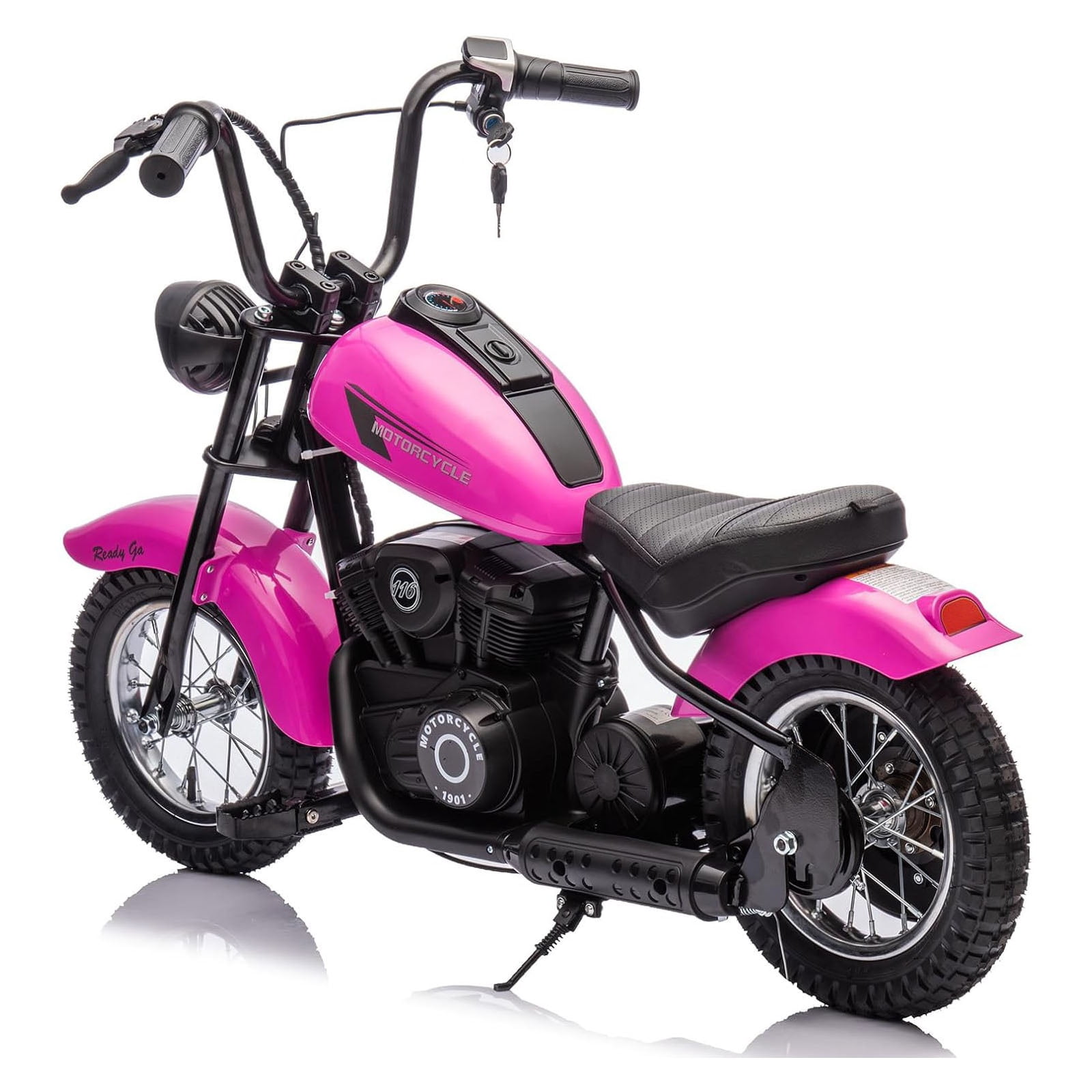 M optimized 24V 250W Kids Electric Dirt Bike Electric Motorcycle with 2 Speed Up to 14 MPH, 60 Min Ride Time, LED Light, Off-Road Dirt Bike for Boys & Girls Ages 6-12