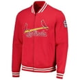 thumbnail image 2 of Men's '47 Red St. Louis Cardinals Wax Pack Pro Camden Full-Zip Track Jacket, 2 of 3