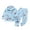 Blue, variant on Toddler Pajamas Girls Boys Toddler Baby Boys Girls Keep Warm Pajamas Flannel Nightwear Sleepwear Pjs for Kids
