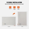 thumbnail image 4 of VEVOR Tableau d'Affichage Mural en Liège Blanc 48"x36 Pouces avec Surface en Lin, 4 of 9