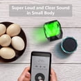thumbnail image 2 of Altavoz Bluetooth Portátil con Luces, Altavoz Inalámbrico Impermeable de Luz Nocturna Magnético, LED de 7 Colores Auto-Cambiante, Micrófono Integrado, Emparejamiento Estéreo TWS, Mini Altavoz para, 2 of 6