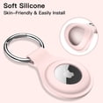 thumbnail image 3 of JETech Silicone Case for AirTag 2nd/1st Generation (2026/2021) with Keychain, Protective Air Tag Holder, 2-Pack (Pink), 3 of 6