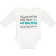 thumbnail image 3 of Inktastic Ovarian Cancer Being Strong Girls Long Sleeve Baby Bodysuit, 3 of 5