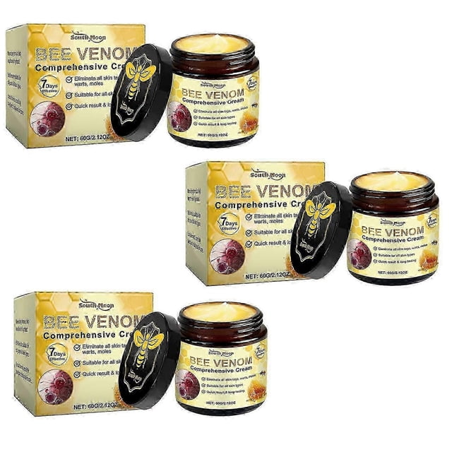 Bee Venom Comprehensive Cream, Anti-wart Reduces Blemishes, 2025 New Bee Venom Skincare Treatment Cream For All Skin Types