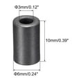 thumbnail image 2 of Ferrite Cores Ring RFI EMI Noise Suppression Filter 3x6x10mm(IDxODxH) 20 Pack, 2 of 5