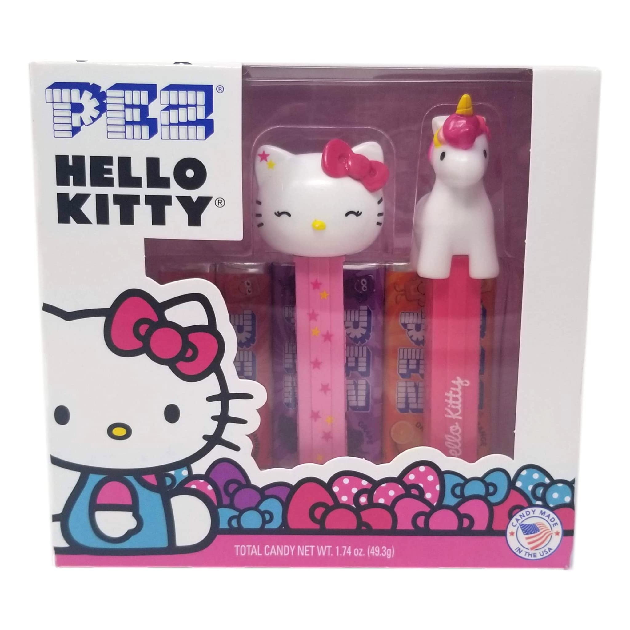 Hello Kitty Rectangle Storage Bench in Pink with Kitty Image onTop by Sanrio 