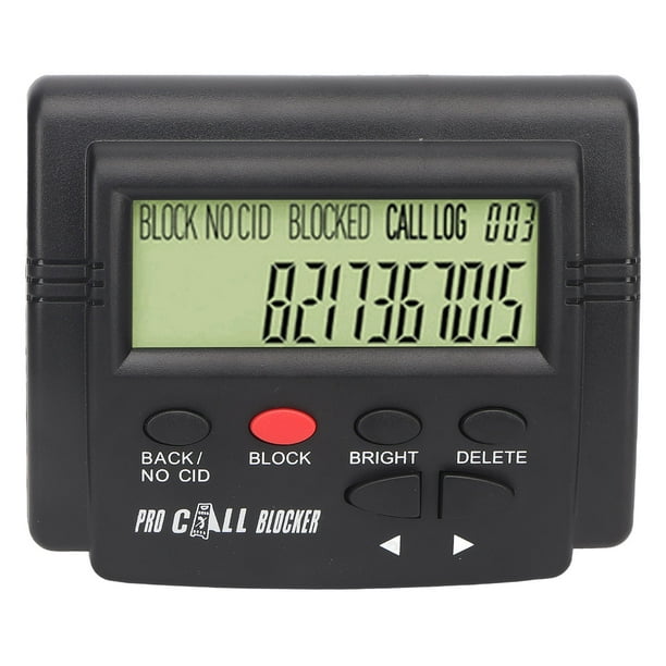 Caller ID Box, Plug And Play Call Blocker 2000 Groups For Landline